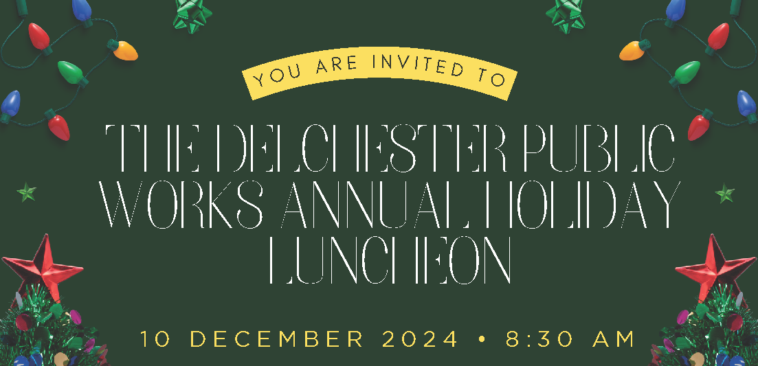 2024 DelChester Christmas Luncheon Invite